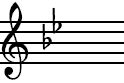 B Flat Major  Key Signature